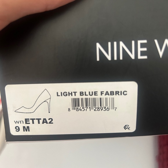 NWT Nine West Ezra suede pointed toe pump heel - Picture 3 of 4